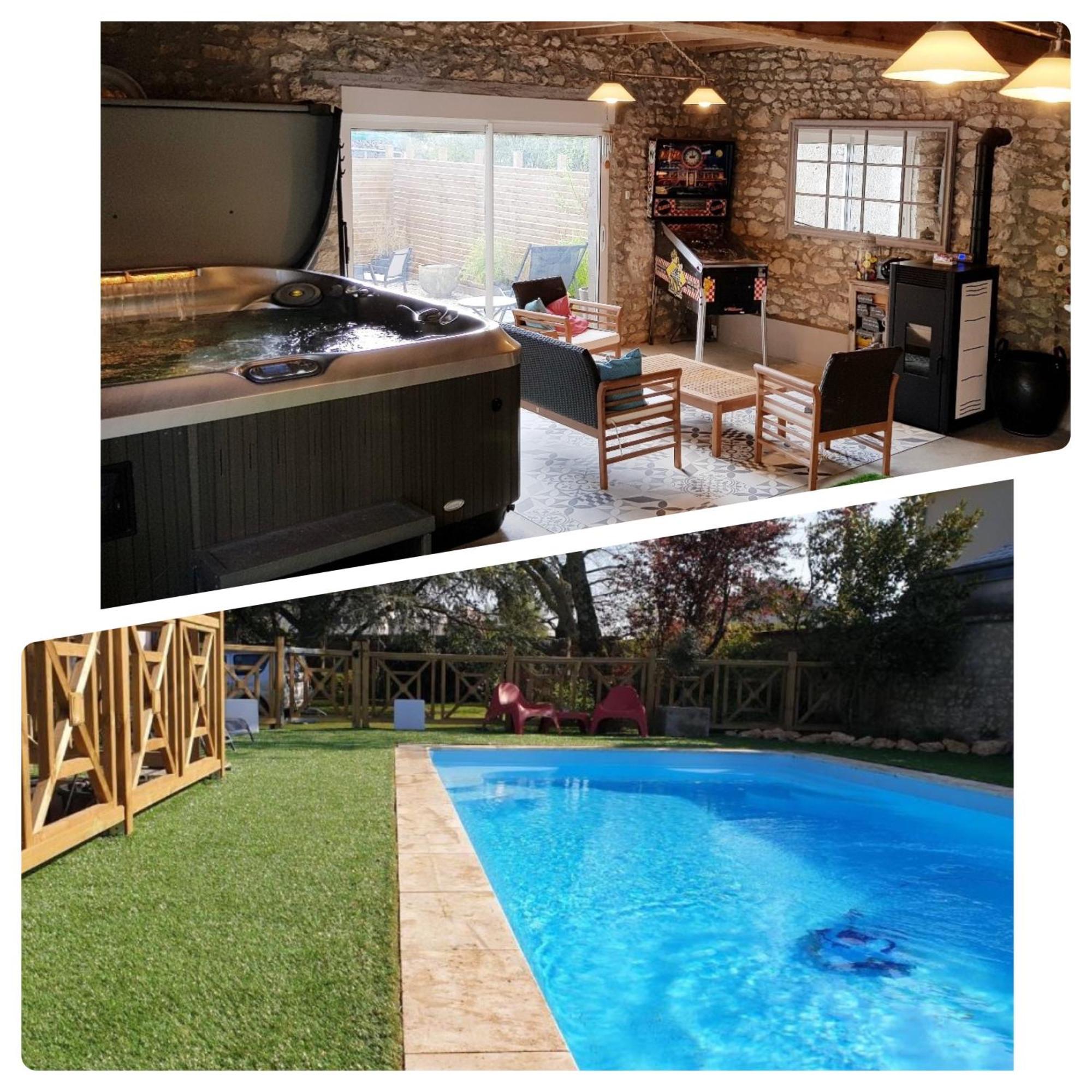 Le Grand Cedre Spa Et Sauna Interieur Piscine Marolles  Exterior foto